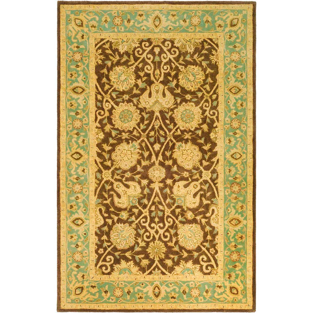 Safavieh Antiquity Rug Collection AT21G - Brown / Green