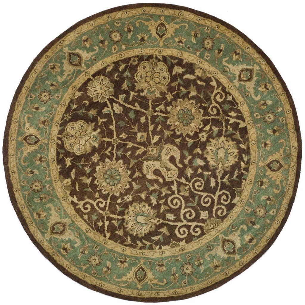 Safavieh Antiquity Rug Collection AT21G - Brown / Green