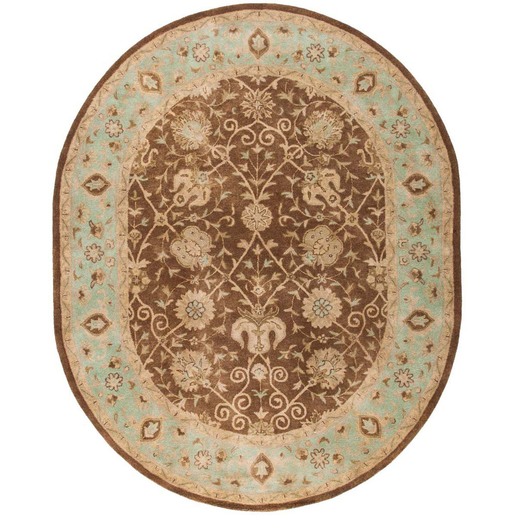 Safavieh Antiquity Rug Collection AT21G - Brown / Green