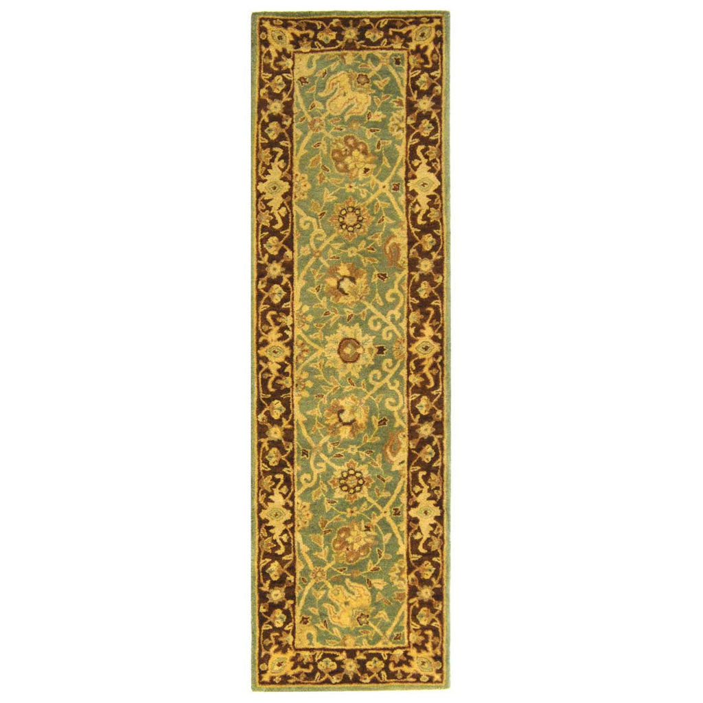 Safavieh Antiquity Rug Collection AT21H - Green / Brown