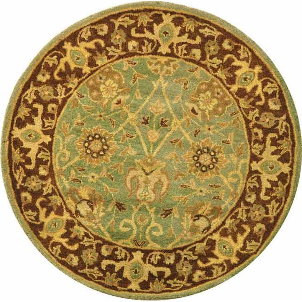 Safavieh Antiquity Rug Collection AT21H - Green / Brown