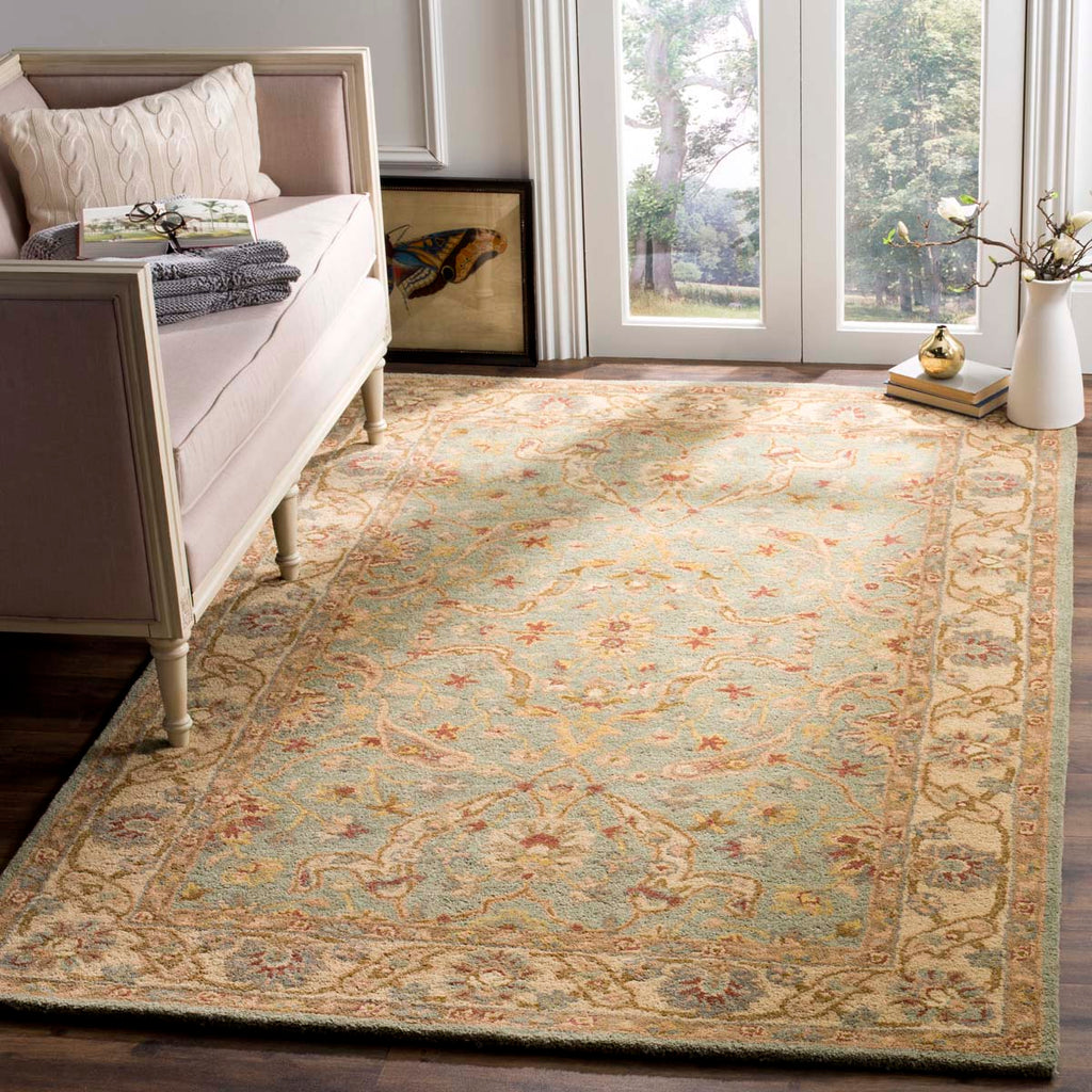 Safavieh Antiquity Rug Collection AT311B - Teal / Beige