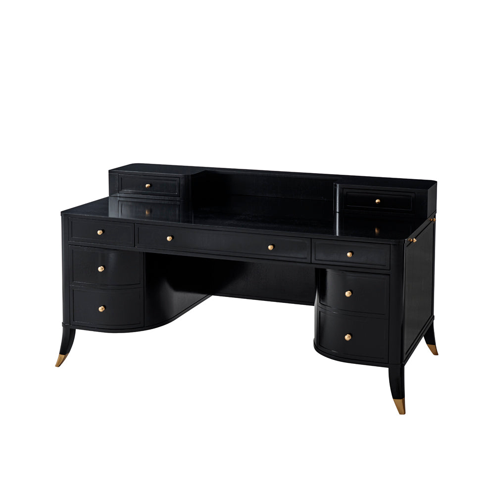 Gordon Pedestal Desk | Theodore Alexander - AXH71002.C109