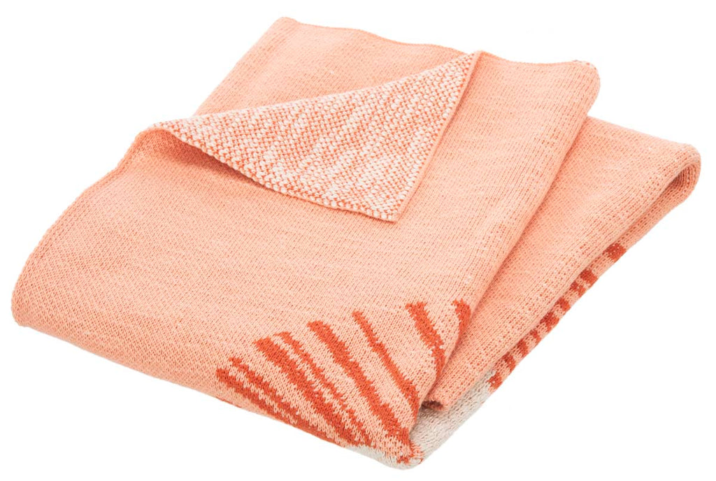 Safavieh Dandy Lion Throw - Orange/Natural