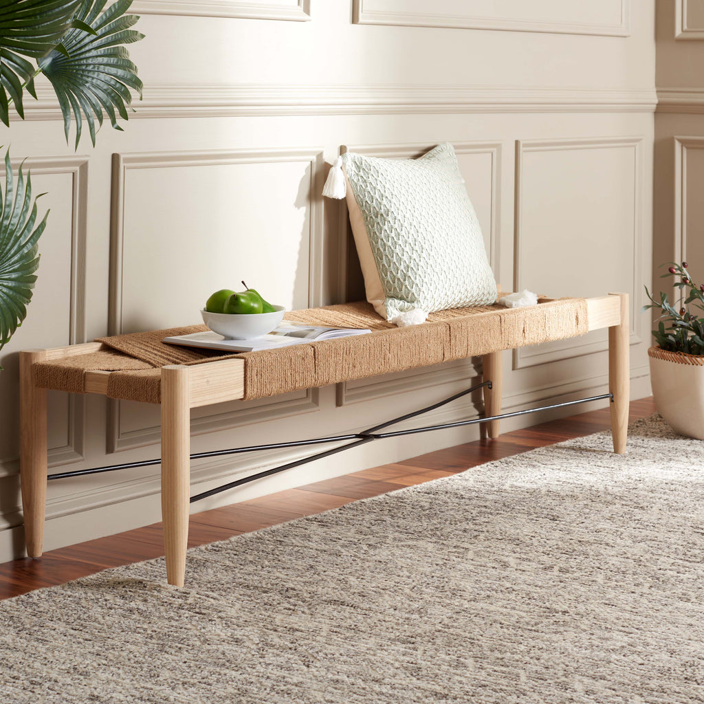 Safavieh Arcana Jute Bench , BCH1002