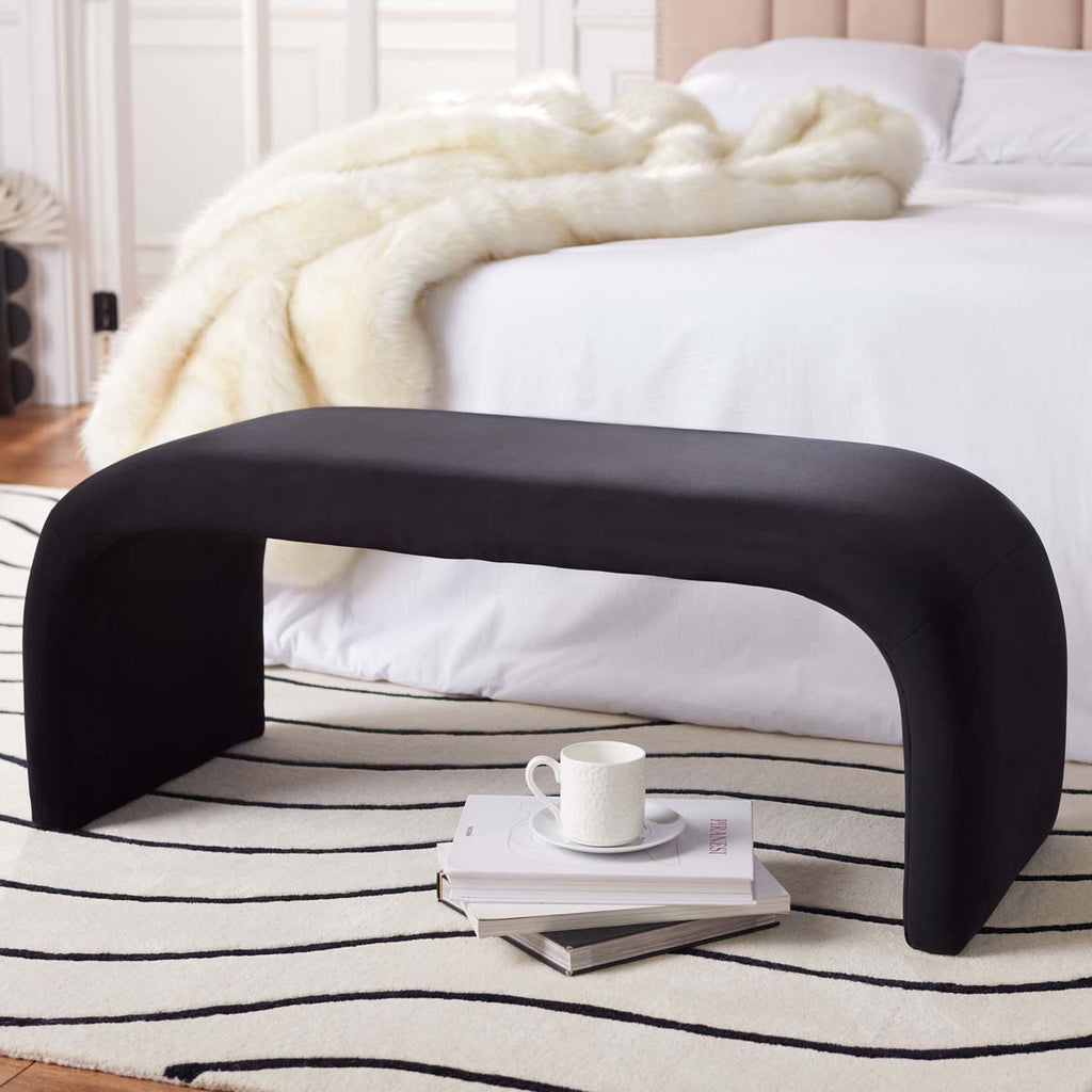 Tenko Bench | Safavieh - BCH1300 - Black