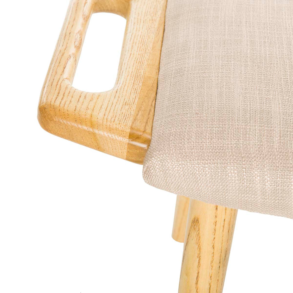 Safavieh Yara Bench - Beige/Natural