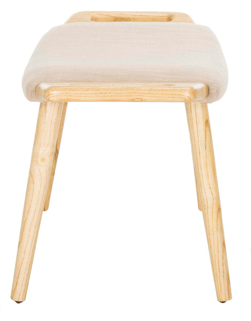 Safavieh Yara Bench - Beige/Natural