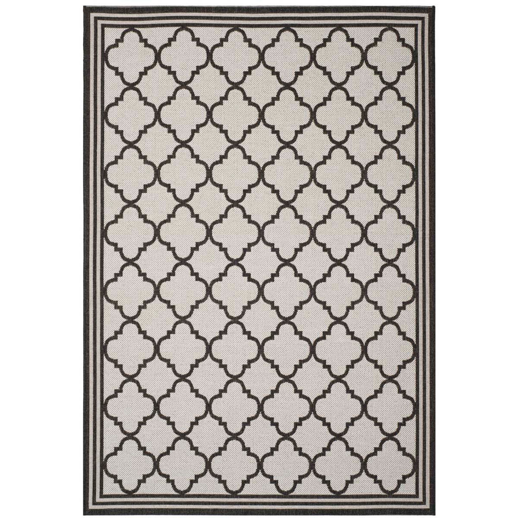 Safavieh Beach House Rug Collection: BHS121A - Light Grey / Charcoal