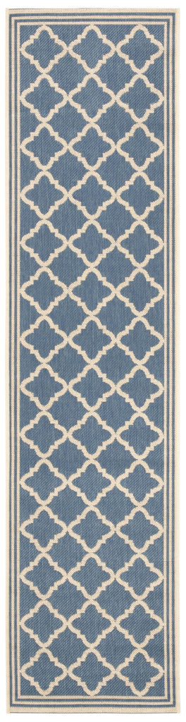 Safavieh Beach House Rug Collection BHS121M - Blue / Creme