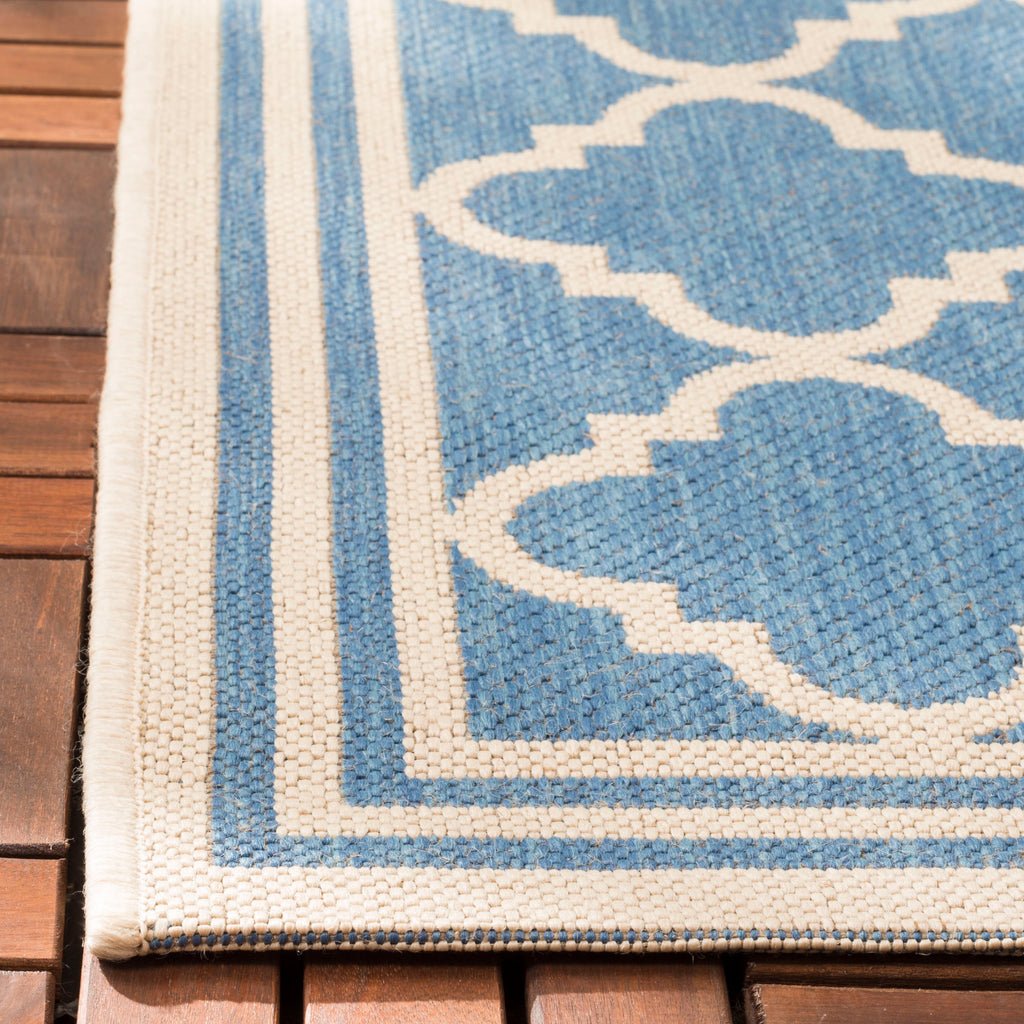 Safavieh Beach House Rug Collection BHS121M - Blue / Creme