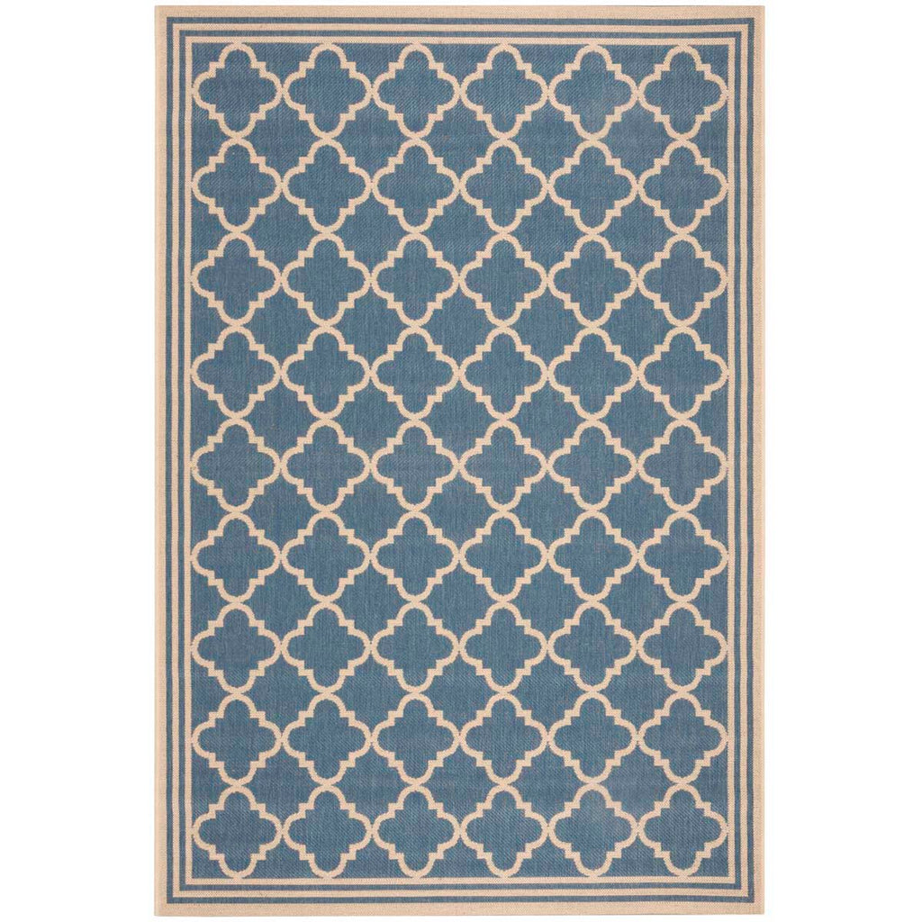 Safavieh Beach House Rug Collection BHS121M - Blue / Creme