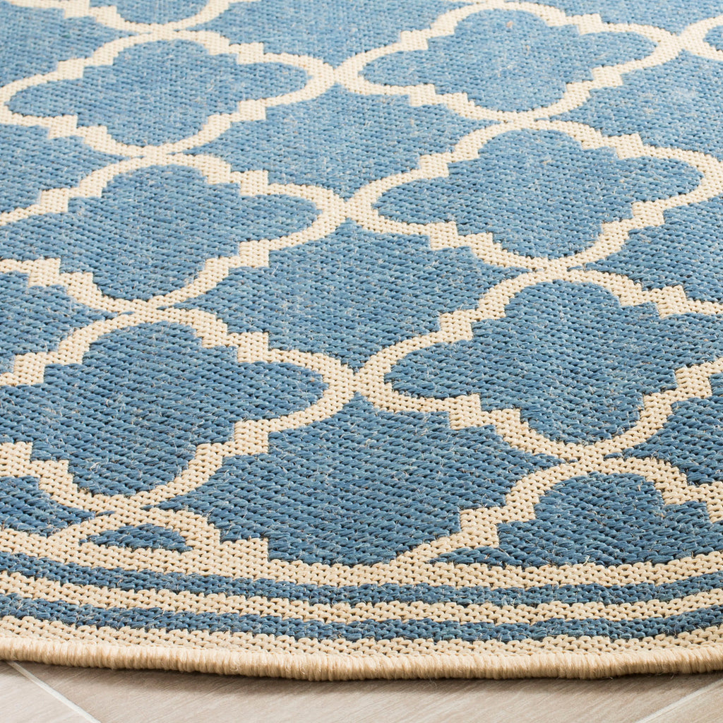 Safavieh Beach House Rug Collection BHS121M - Blue / Creme