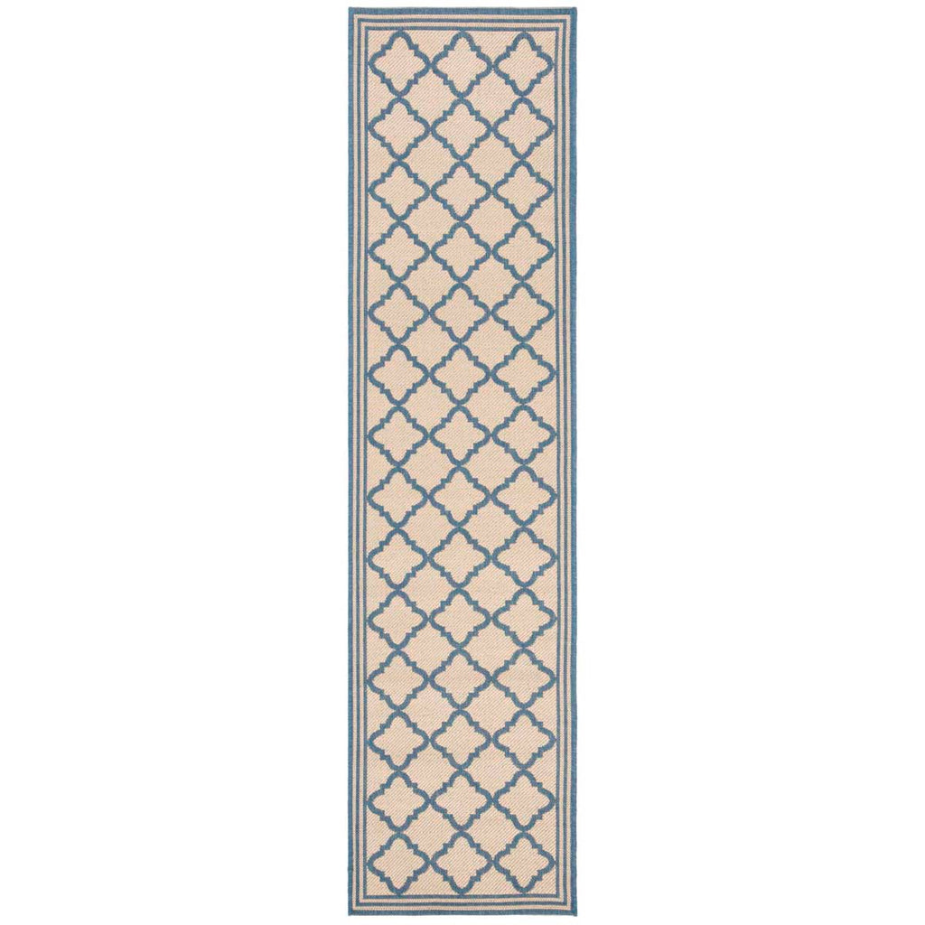 Safavieh Beach House Rug Collection BHS121N - Cream / Blue