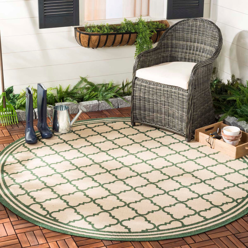 Safavieh Beach House Rug Collection BHS121W - Cream / Green