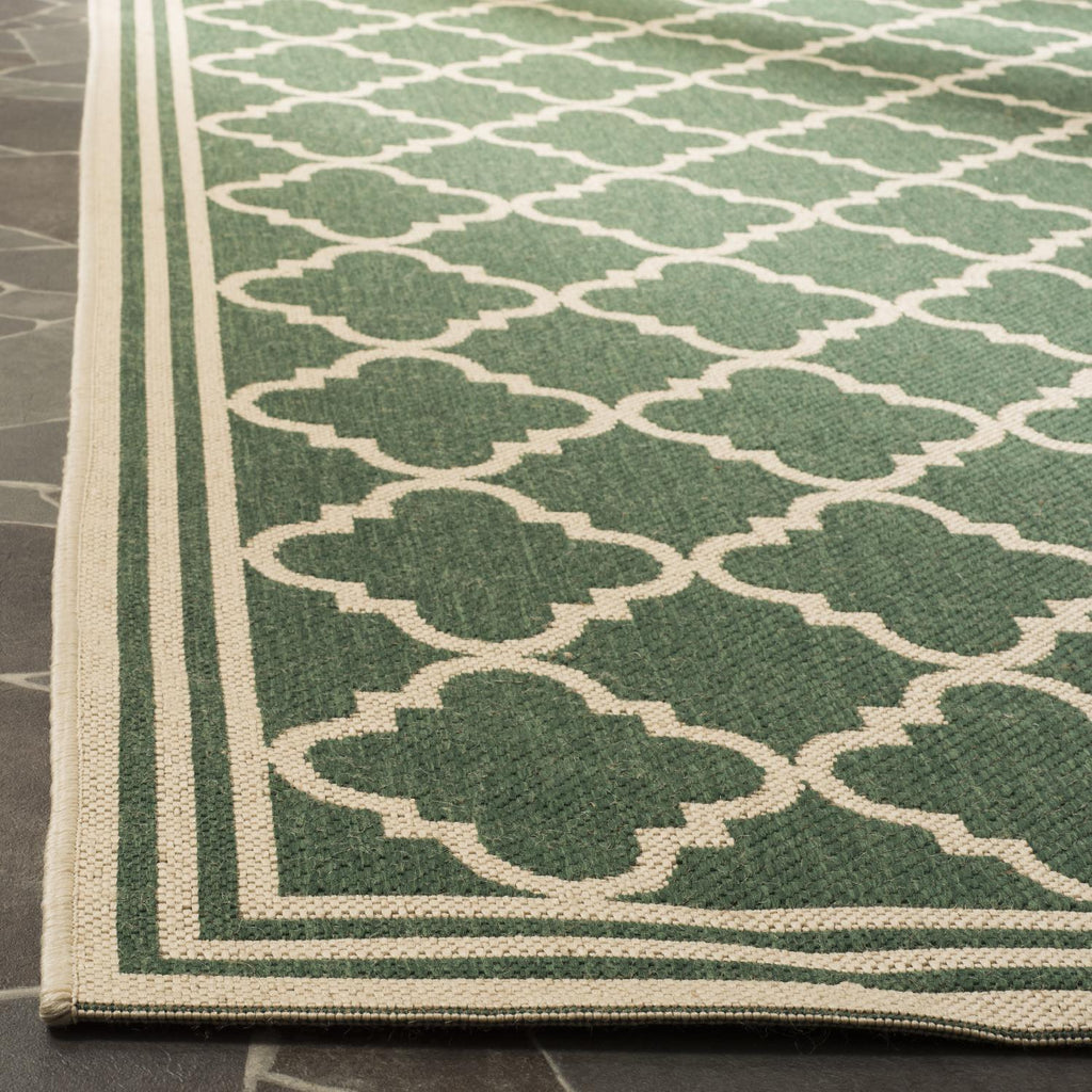 Safavieh Beach House Rug Collection BHS121Y - Green / Creme