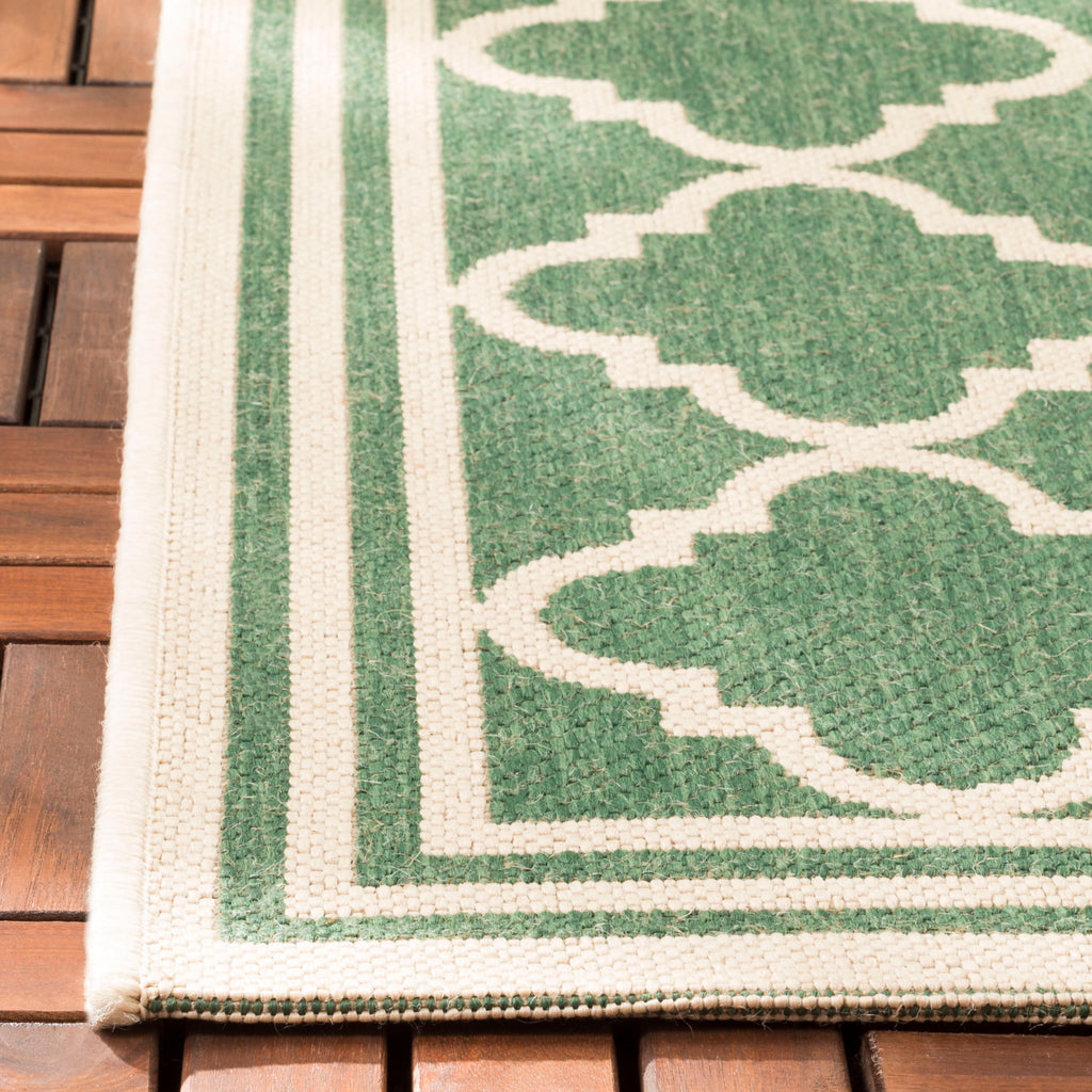 Safavieh Beach House Rug Collection BHS121Y - Green / Creme