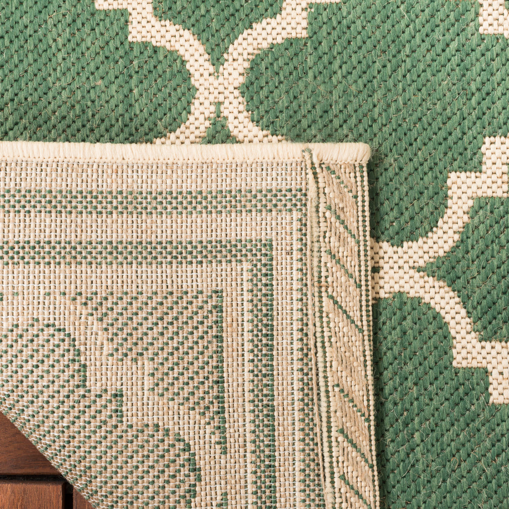 Safavieh Beach House Rug Collection BHS121Y - Green / Creme