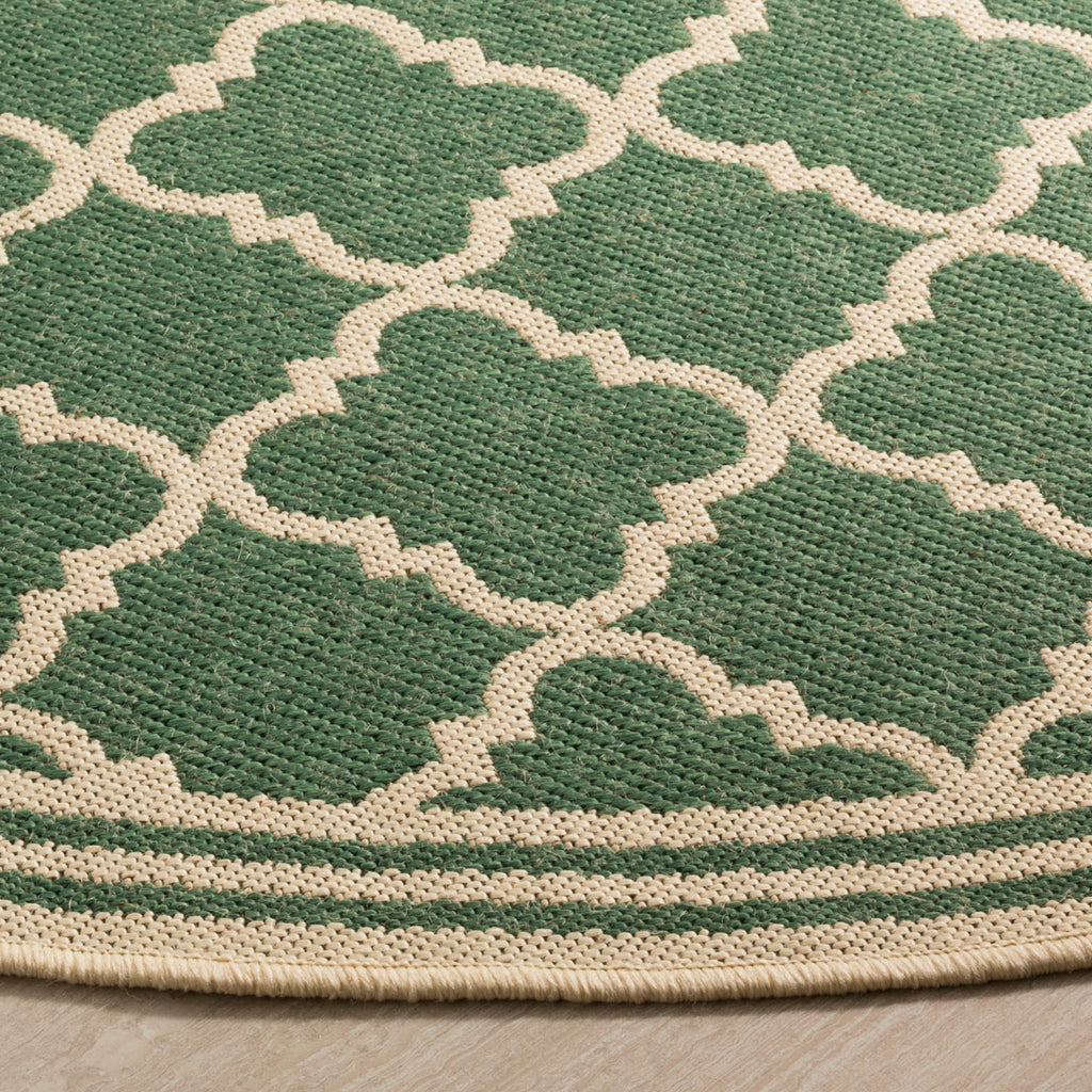 Safavieh Beach House Rug Collection BHS121Y - Green / Creme