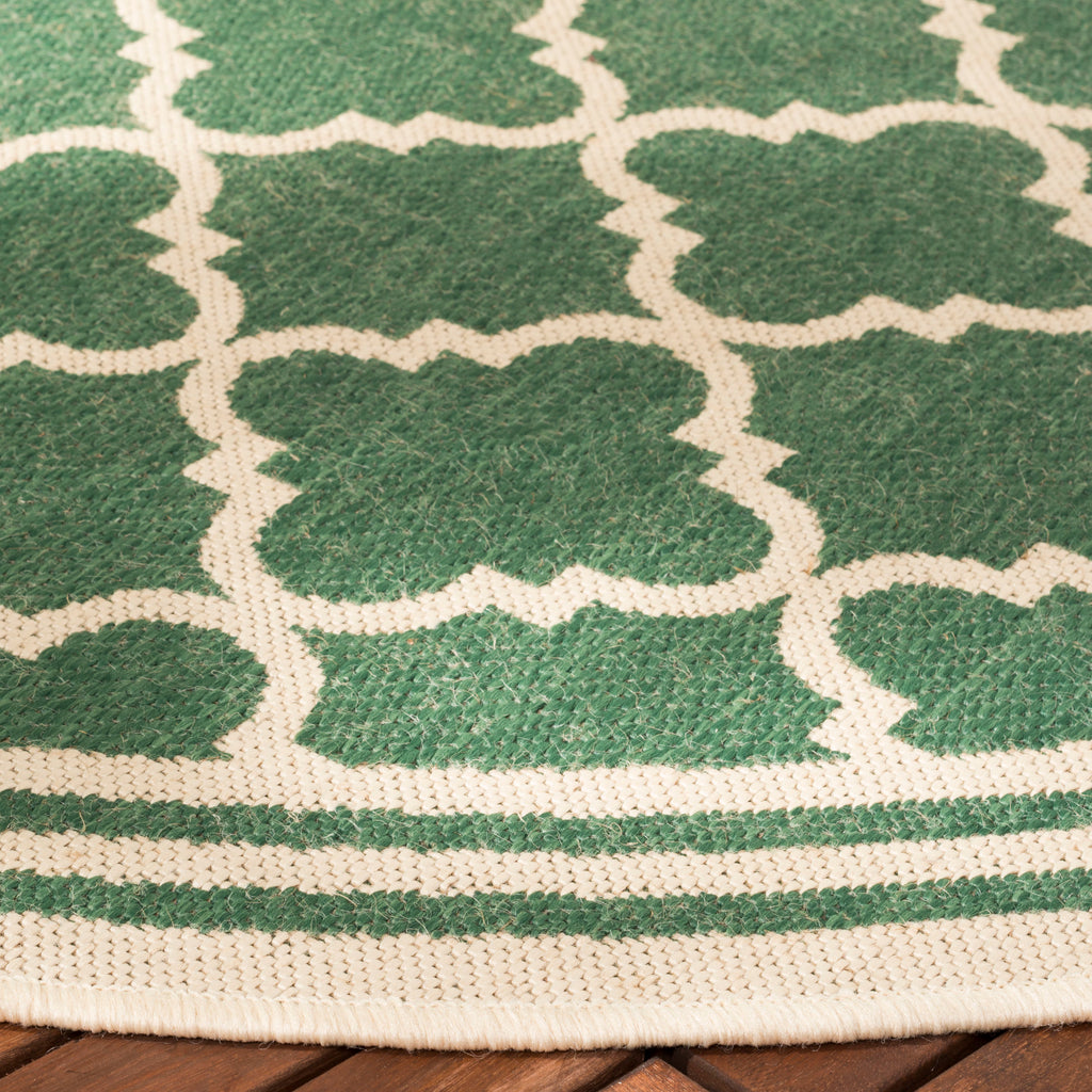 Safavieh Beach House Rug Collection BHS121Y - Green / Creme