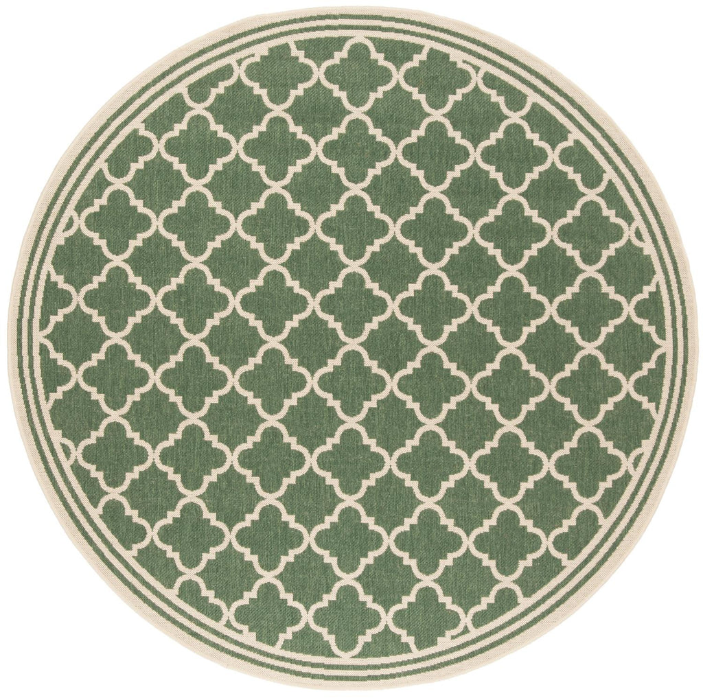 Safavieh Beach House Rug Collection BHS121Y - Green / Creme