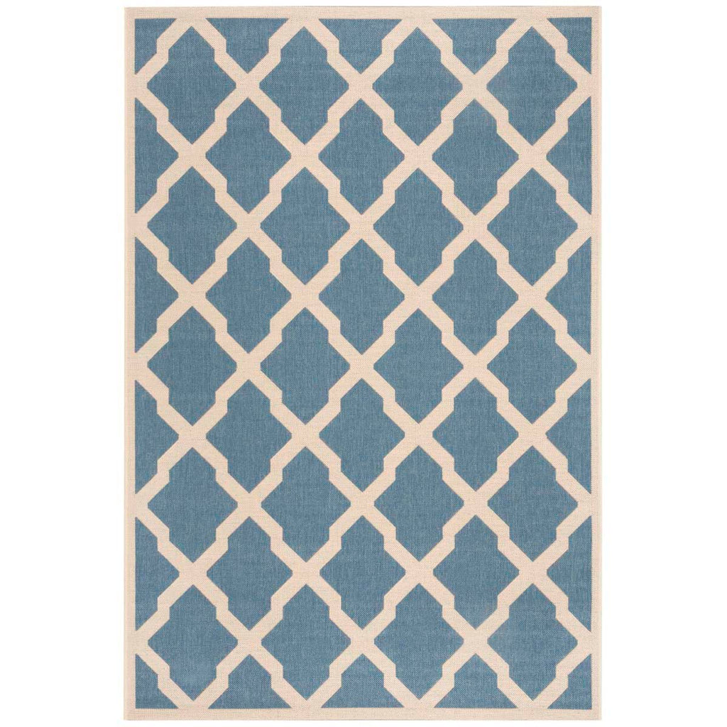 Safavieh Beach House Rug Collection BHS122M - Blue / Creme