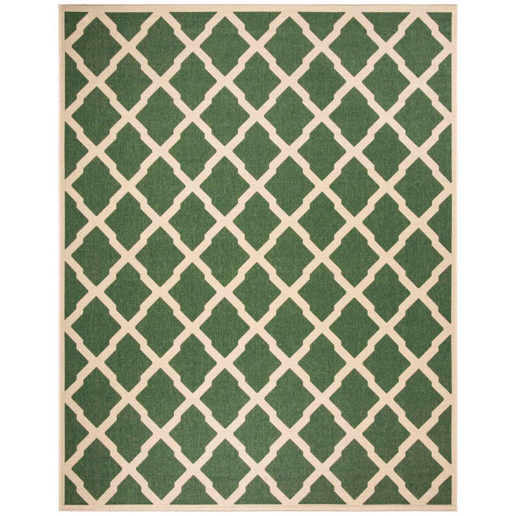 Safavieh Beach House Rug Collection: BHS122Y - Green / Creme