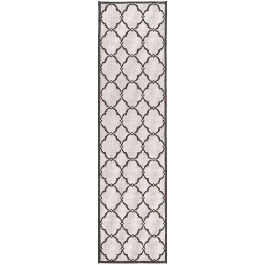 Safavieh Beach House Rug Collection BHS125A - Light Grey / Charcoal