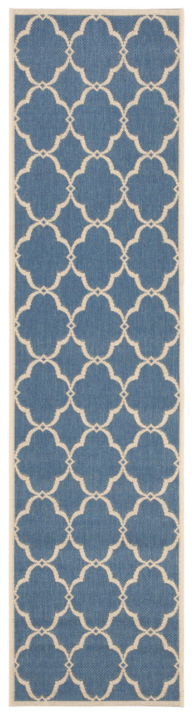 Safavieh Beach House Rug Collection BHS125M - Blue / Creme