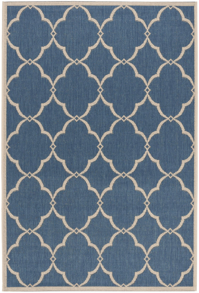 Safavieh Beach House Rug Collection BHS125M - Blue / Creme