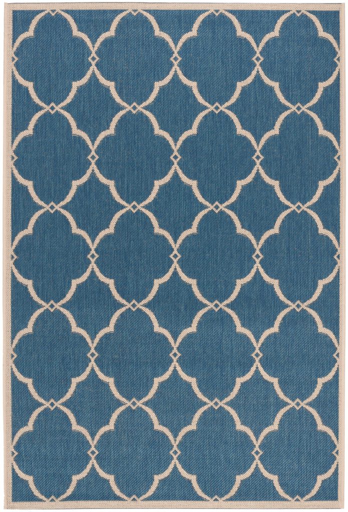 Safavieh Beach House Rug Collection BHS125M - Blue / Creme