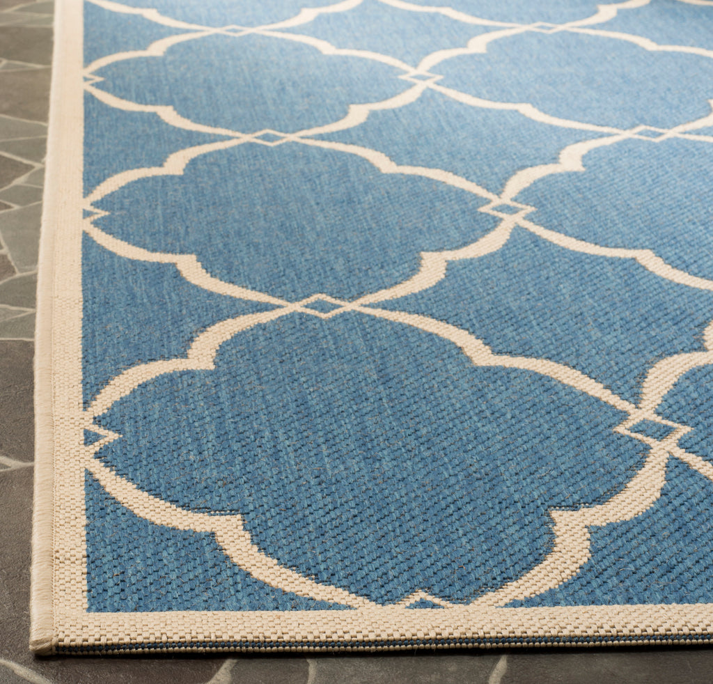 Safavieh Beach House Rug Collection BHS125M - Blue / Creme