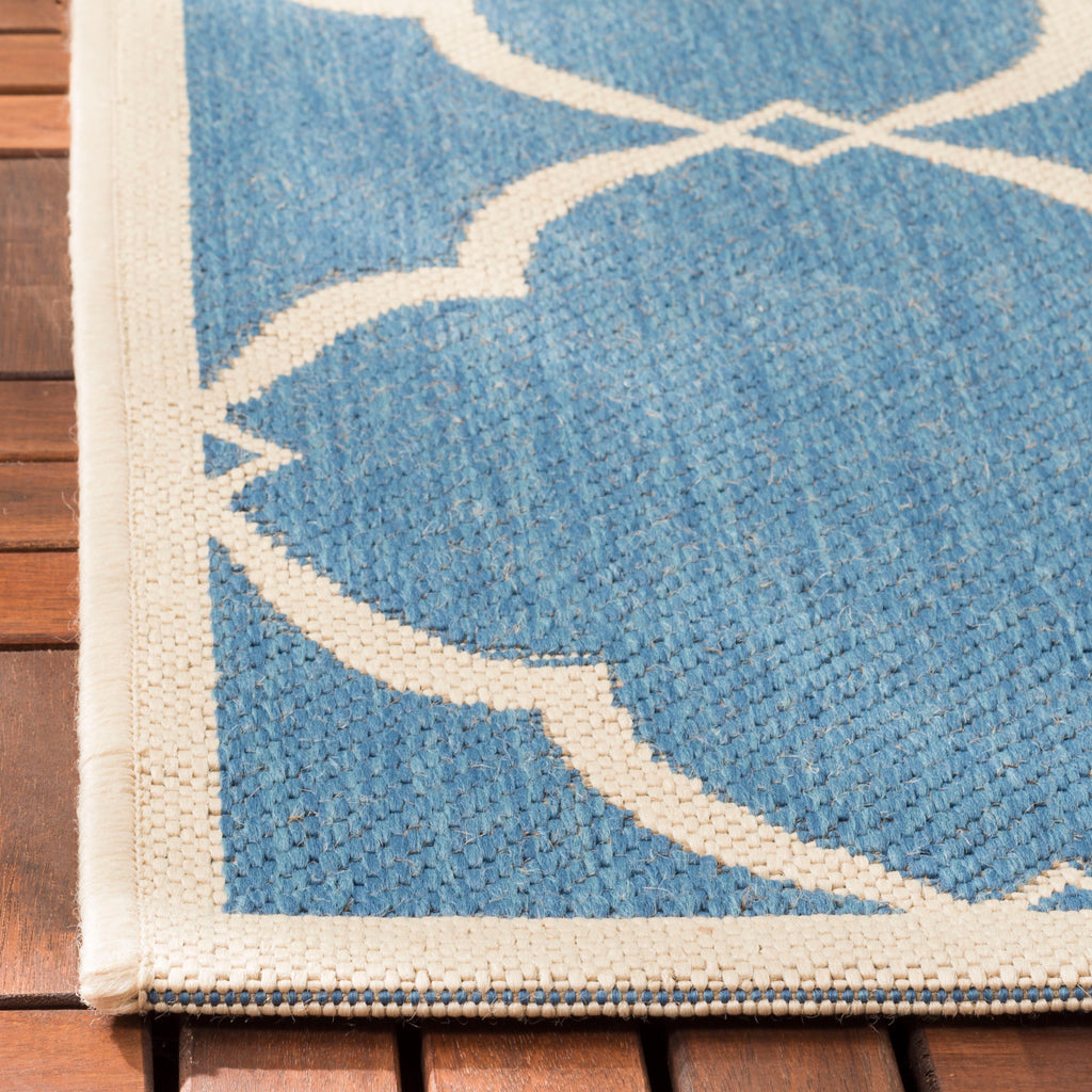 Safavieh Beach House Rug Collection BHS125M - Blue / Creme