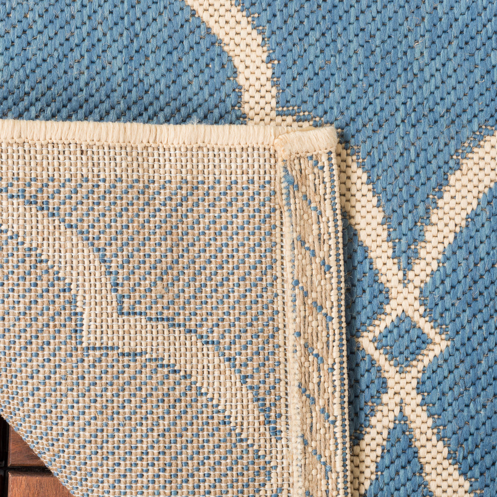 Safavieh Beach House Rug Collection BHS125M - Blue / Creme