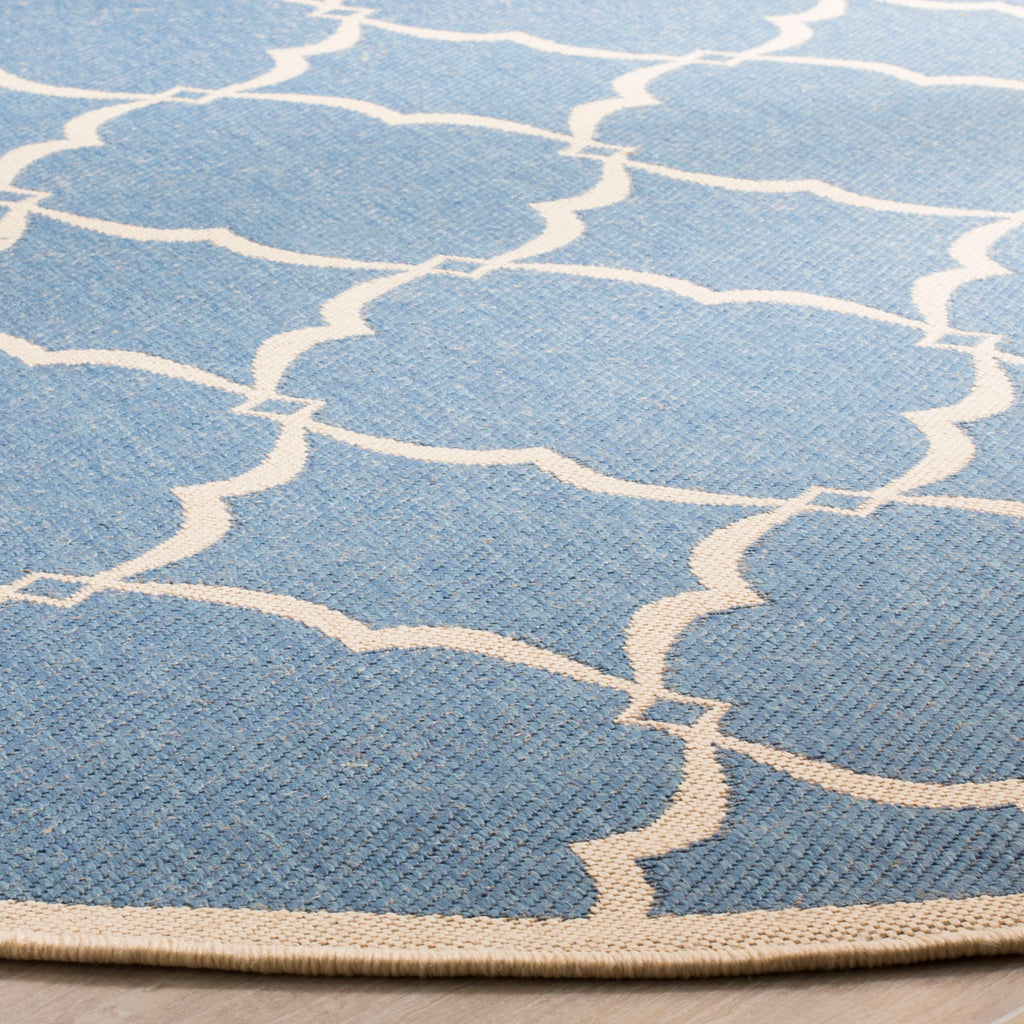 Safavieh Beach House Rug Collection BHS125M - Blue / Creme