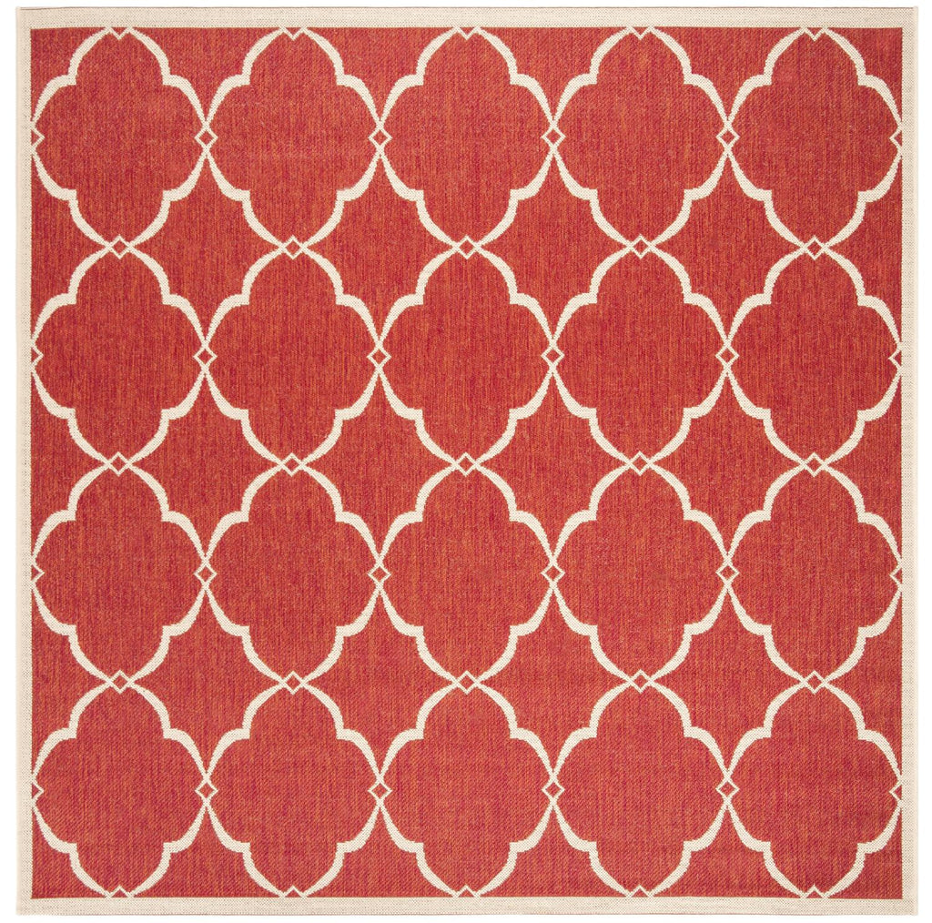 Safavieh Beach House Rug Collection BHS125Q - Red / Creme