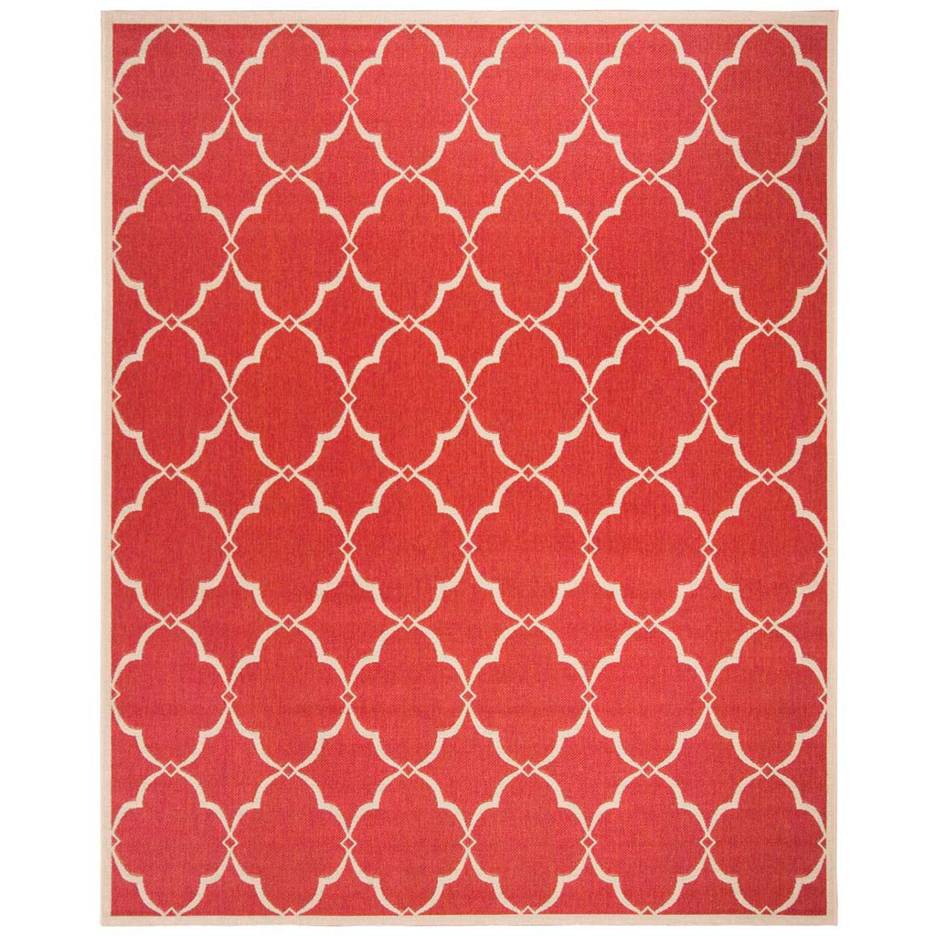 Safavieh Beach House Rug Collection BHS125Q - Red / Creme