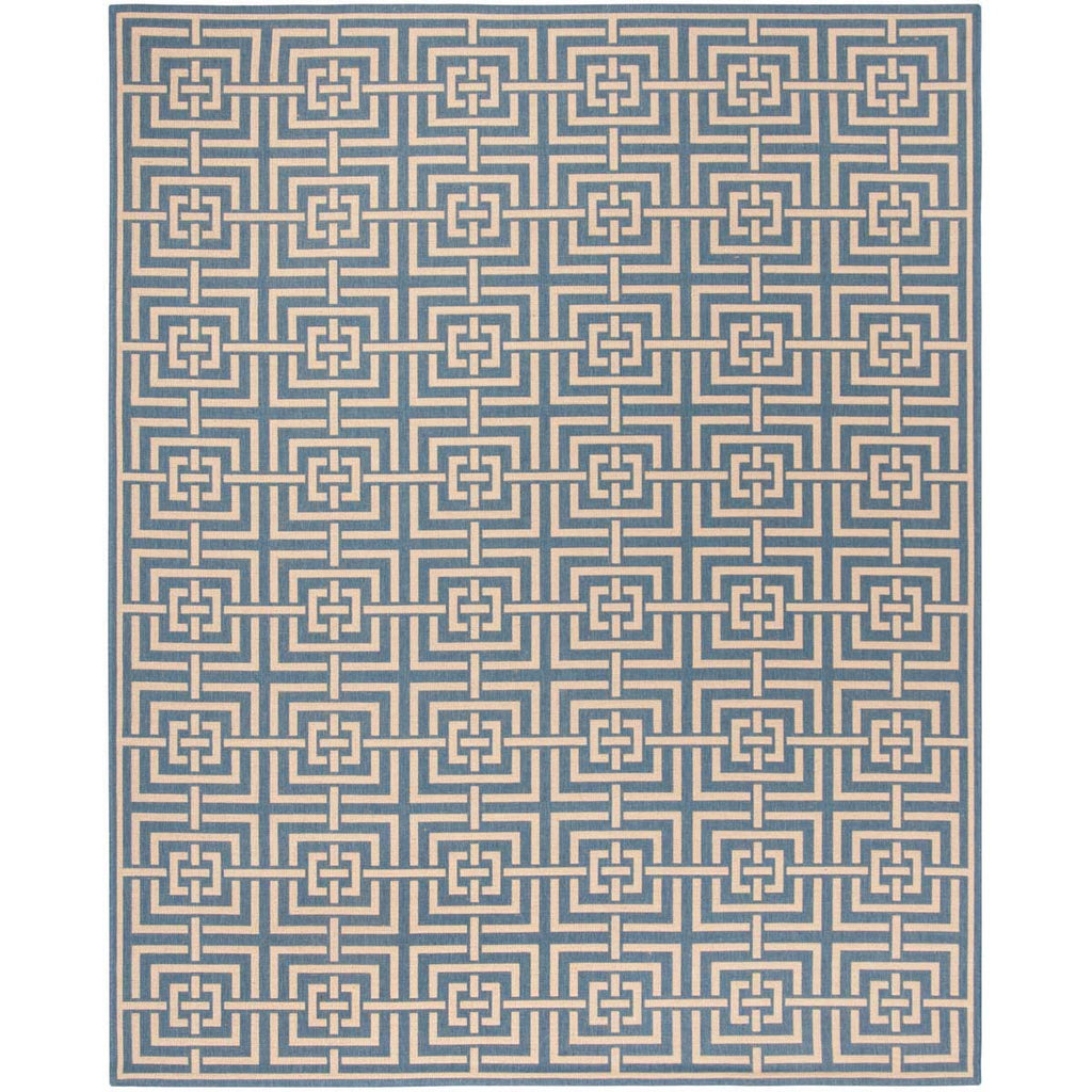 Safavieh Beach House Rug Collection BHS128M - Blue / Creme