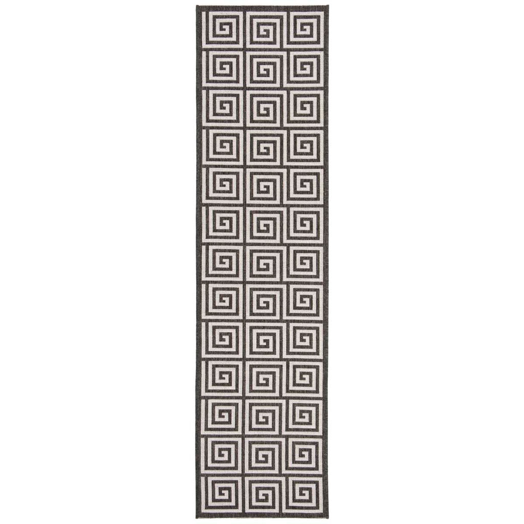 Safavieh Beach House Rug Collection BHS129A - Light Grey / Charcoal