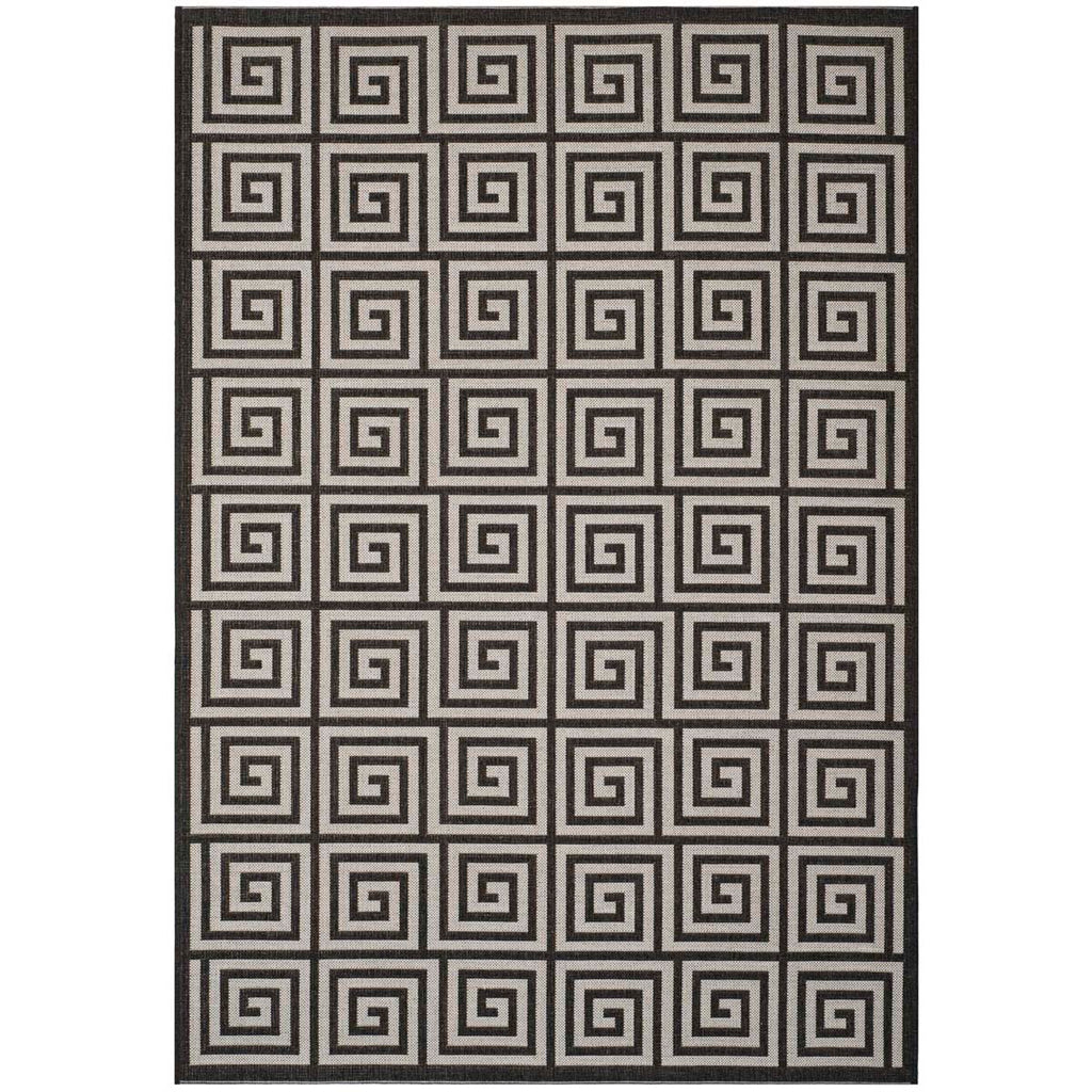 Safavieh Beach House Rug Collection BHS129A - Light Grey / Charcoal