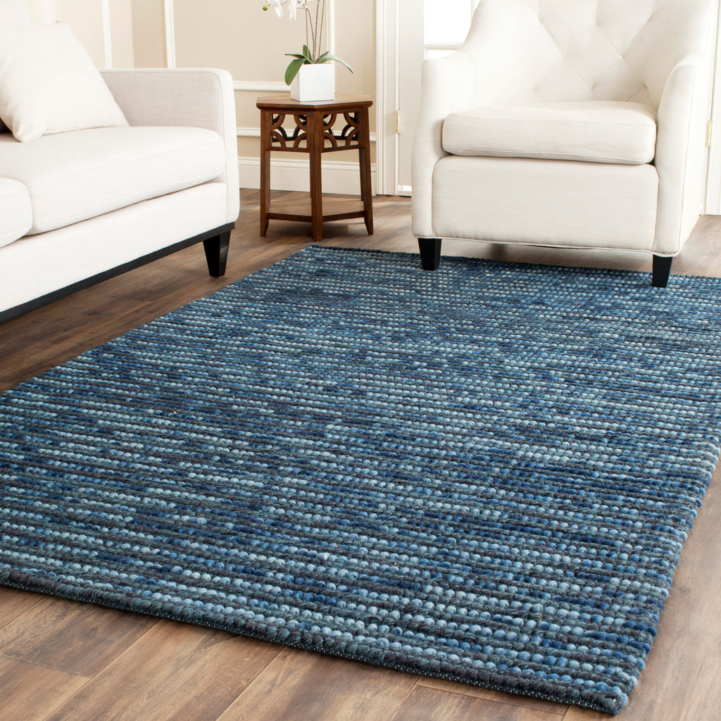 Casual Area Rug, BOH525G, 90 X 150 cm in Dark Blue / Multi