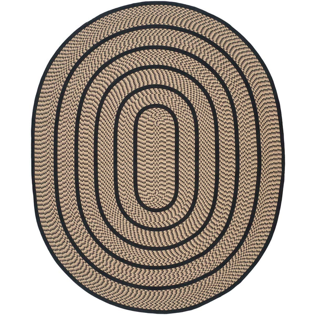 Safavieh Braided Rug Collection BRD401G - Beige / Black