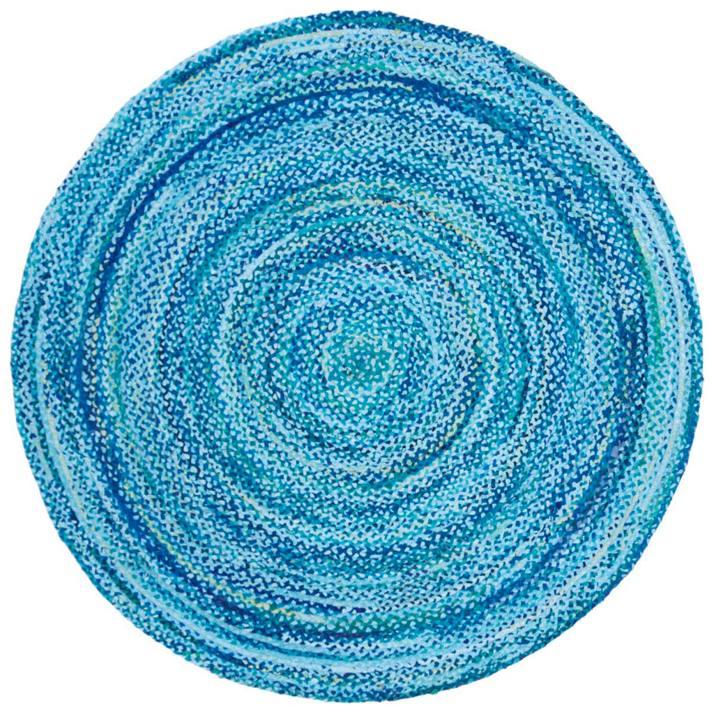 Safavieh Braided Rug Collection BRD452K - Turquoise