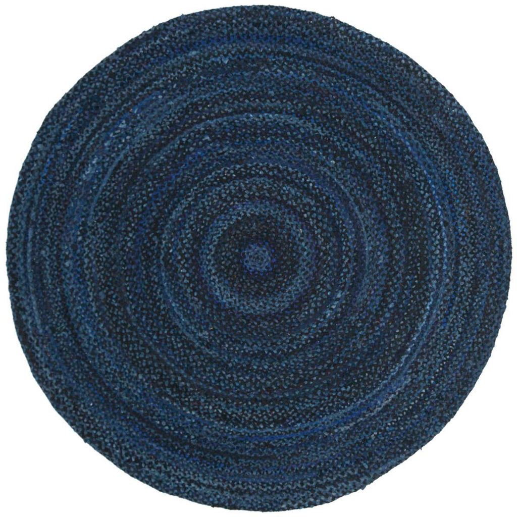 Safavieh Braided Rug Collection BRD452N - Navy / Black