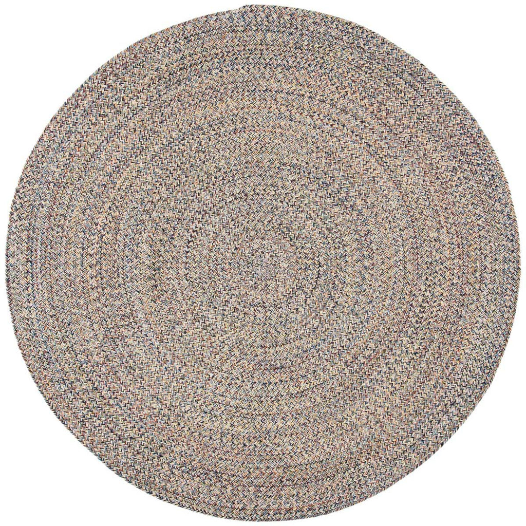 Safavieh Braided Rug Collection BRD701M - Blue / Ivory