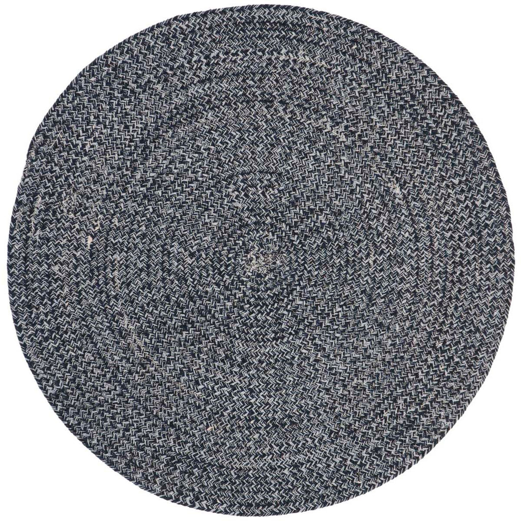 Safavieh Braided Rug Collection BRD701N - Navy / Ivory