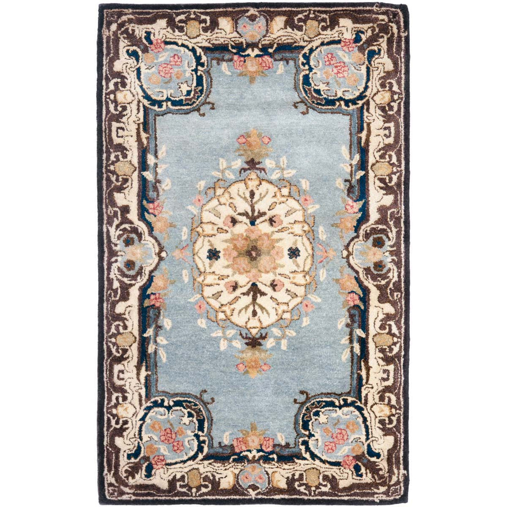 Safavieh Bergama Rug Collection BRG141A - Light Blue / Ivory