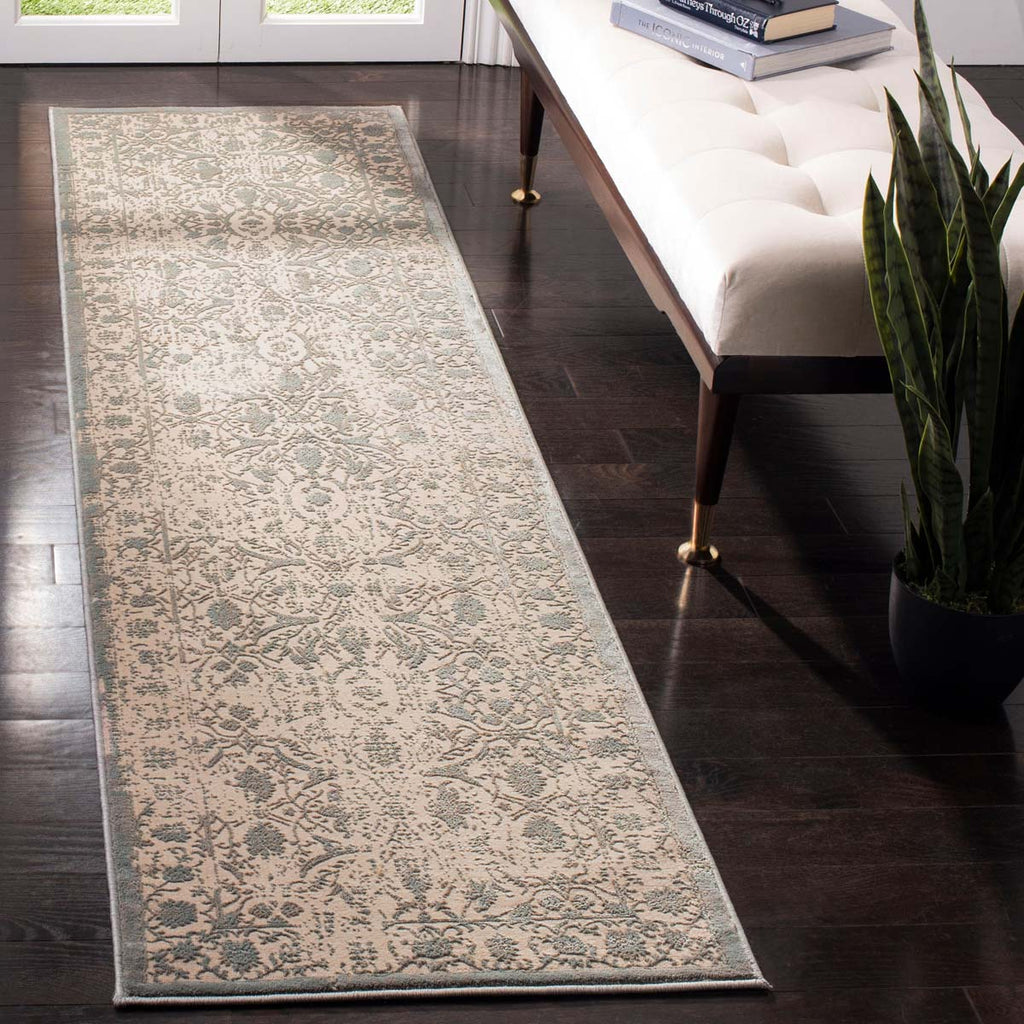 Safavieh Brilliance Rug Collection BRL502A - Cream / Sage