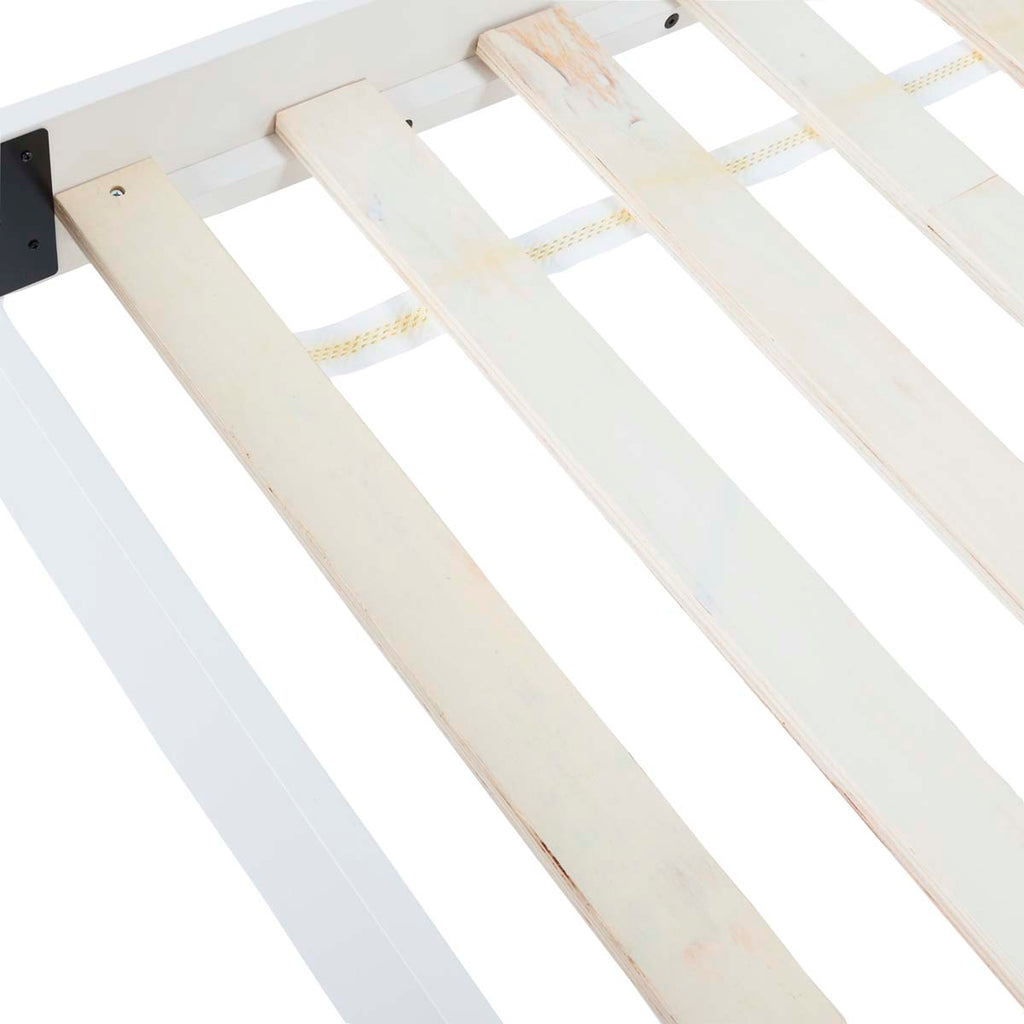 Safavieh Alyson Wood Bed Frame - White Wash