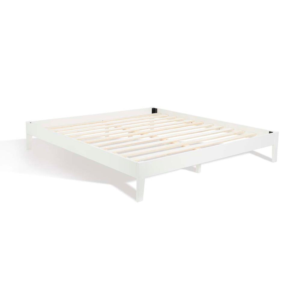 Safavieh Alyson Wood Bed Frame - White Wash